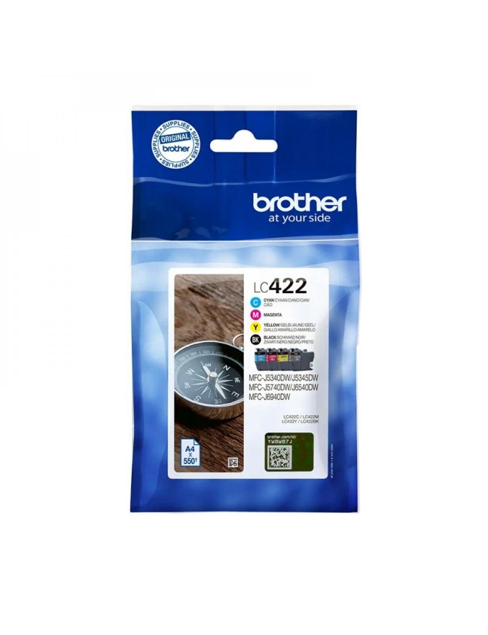 Brother cartucho multipack lc422val
