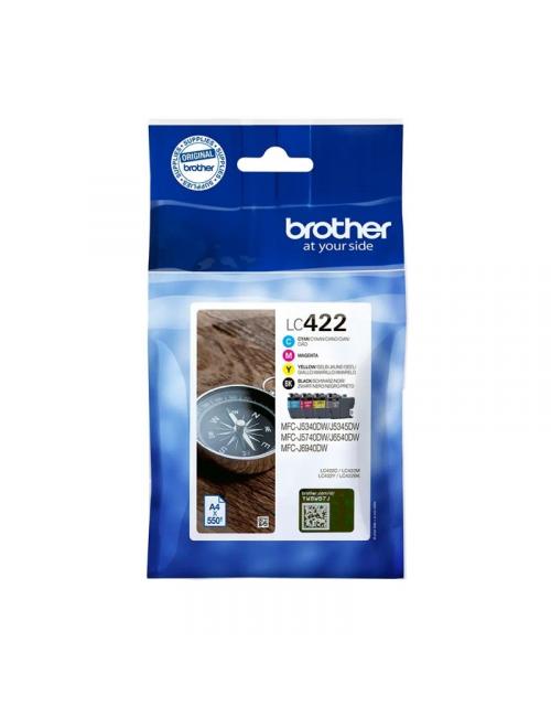 Brother cartucho multipack lc422val