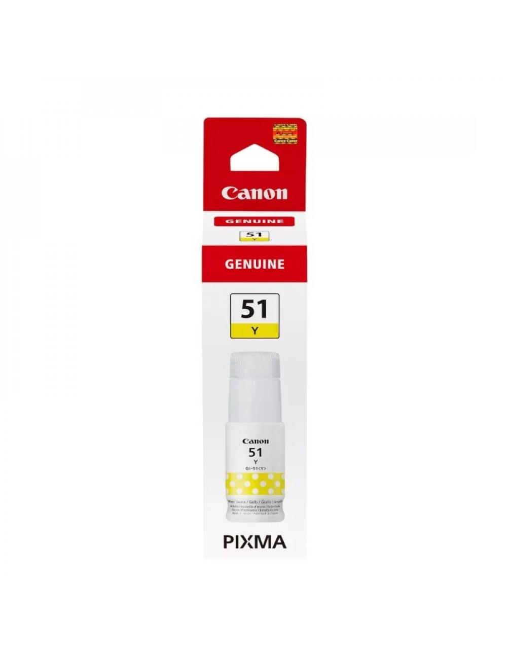 Canon botella tinta gi-51y amarillo