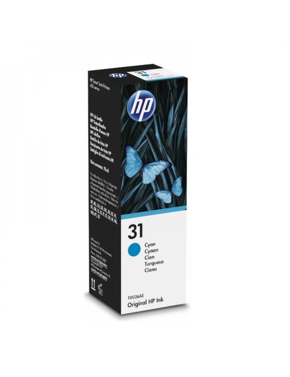 Hp cartucho kit de relleno de tinta 31 cian