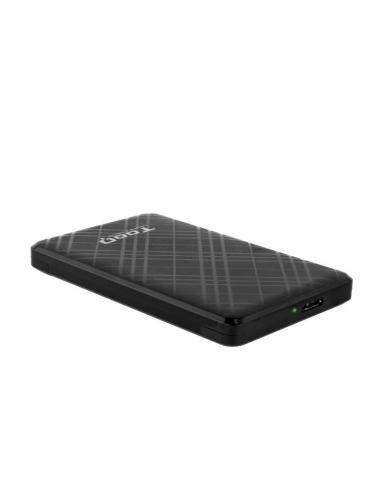 Tooq caja externa 2,5" sata usb3.1 gen1 negra