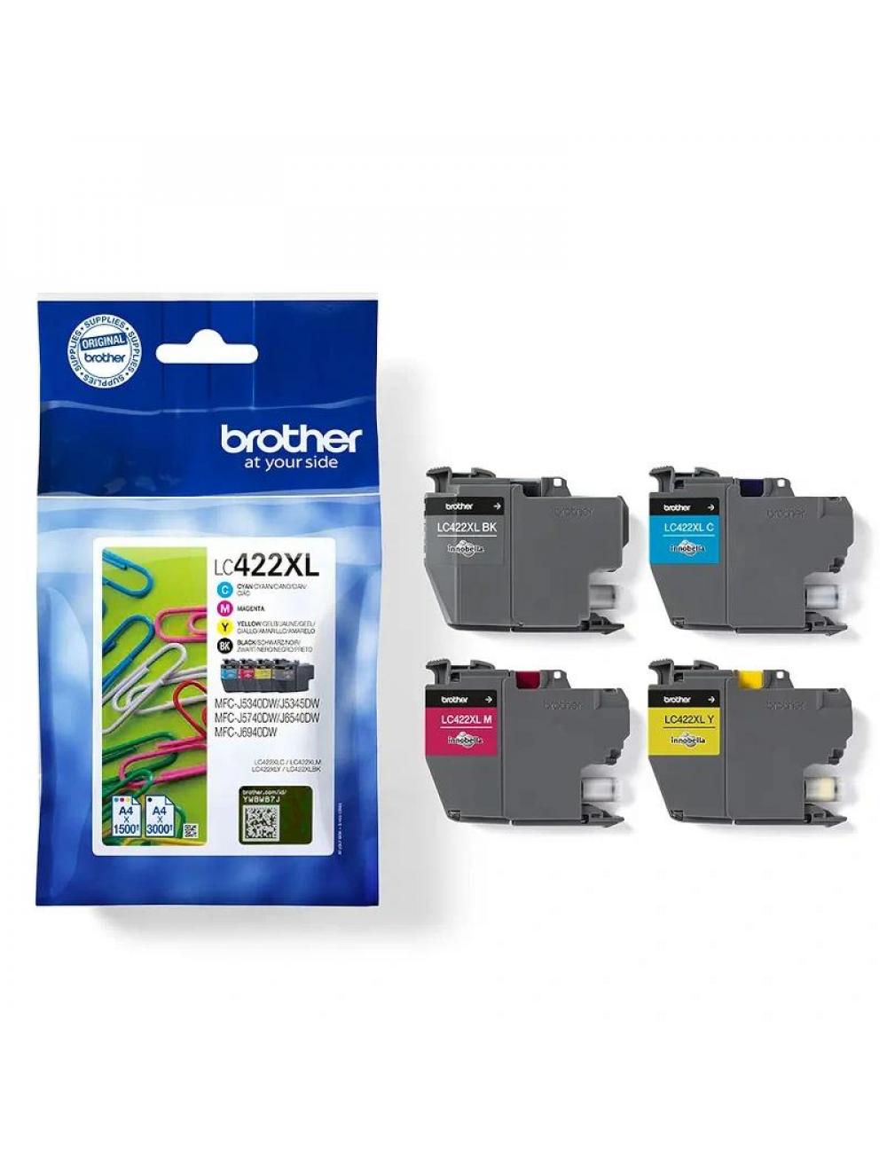 Brother cartucho multipack lc422xlval