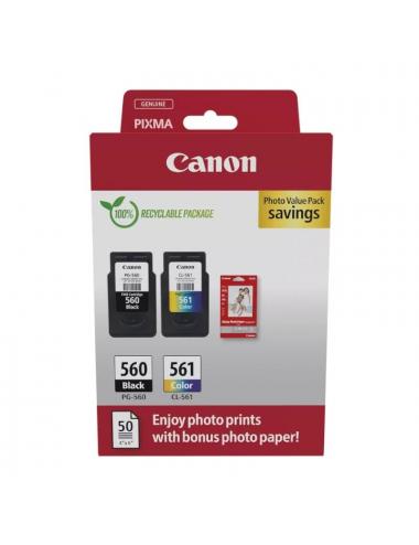 Canon cartucho multipack pg-560 /cli-561+ papel fo