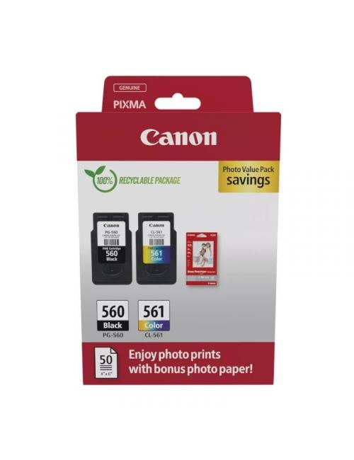 Canon cartucho multipack pg-560 /cli-561+ papel fo