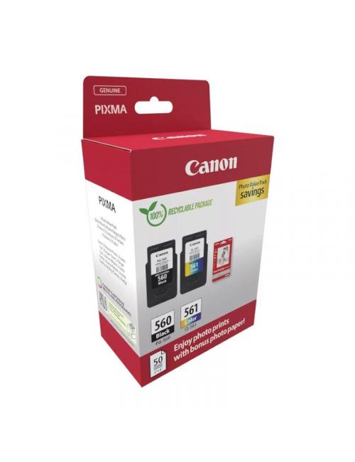 Canon cartucho multipack pg-560 /cli-561+ papel fo