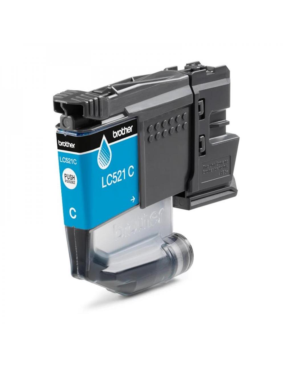 Brother cartucho lc521c cian