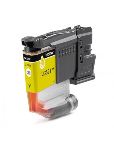 Brother cartucho lc521y amarillo