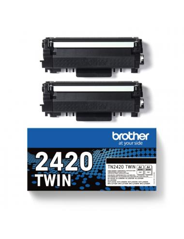 Brother ter tn2420twin negro pack 2 uds