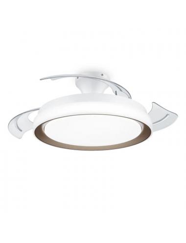 Philips ventilador techo luz bliss dc 28w gold