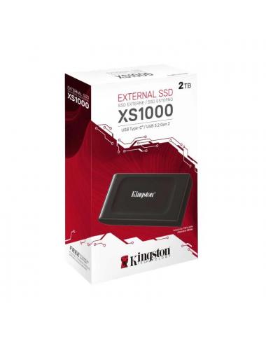 Kingston xs1000 portable ssd 2tb usb 3.2 tipo-c