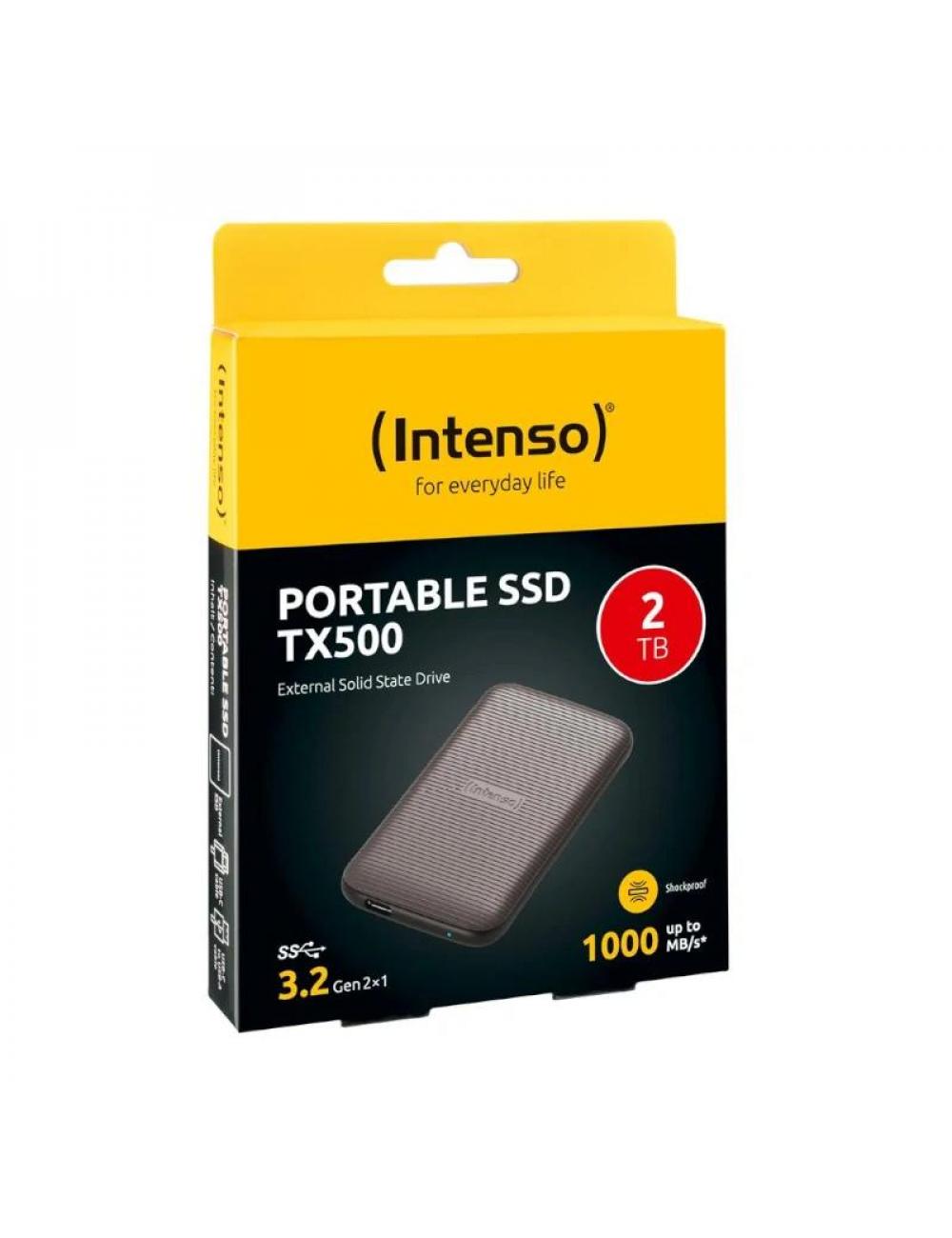 Intenso external ssd tx500 2tb usb-c 3.2 gen 2x1