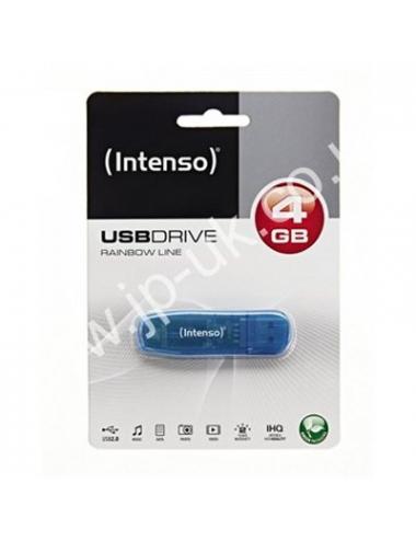 Intenso 3502450 l疳iz usb 2.0 rainbow 4gb azul