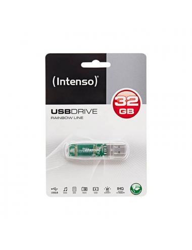 Intenso 3502480 l疳iz usb 2.0 rainbow 32gb transp
