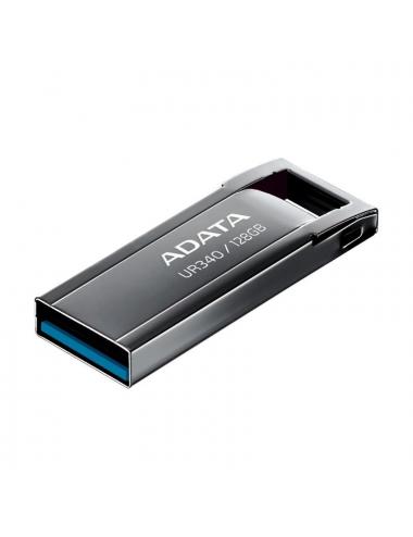 Adata lapiz usb ur340 128gb usb 3.2 metal black