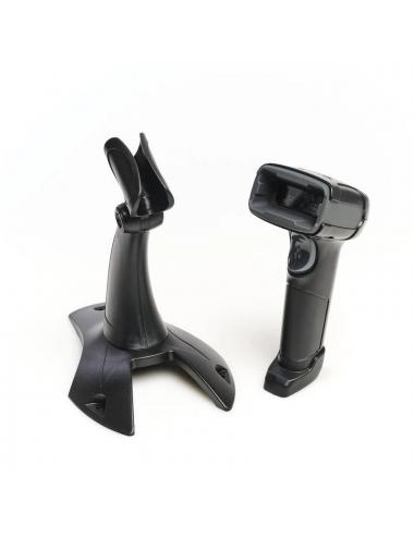 Iggual lector cigo barras 2d usb con soporte