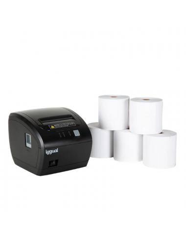 Kit impresora t駻mica tickets tp7001 + 5 rollos 80