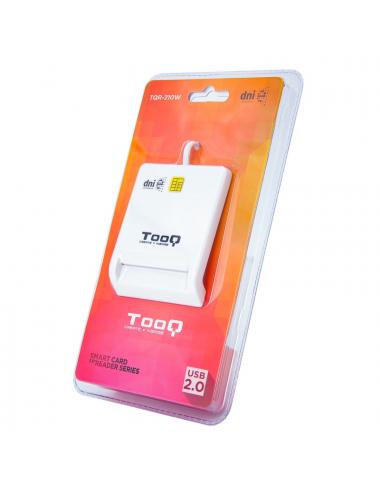 Tooq lector de tarjetas dnie usb 2.0 blanco