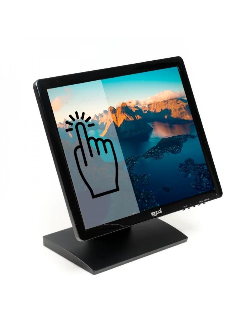 Iggual monitor t當til resistivo 17" usb vga hdmi