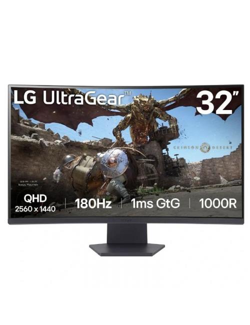 Lg 32gs60qc-b monitor 32" 180h 1m dp 2xhdmi mm cu