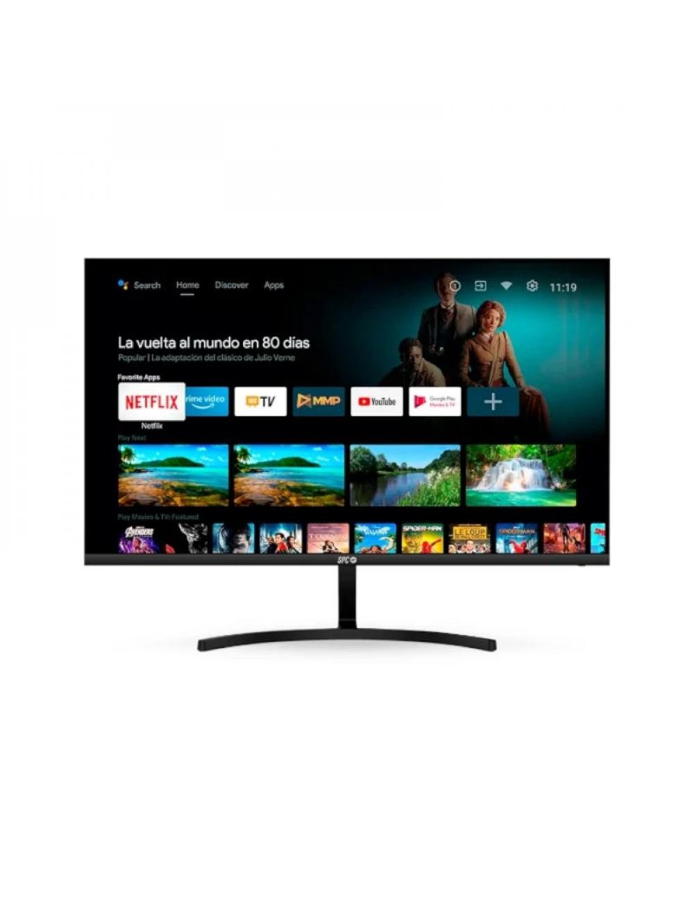 Spc monitor 27" fhd smart+chromecast 12v mm wf