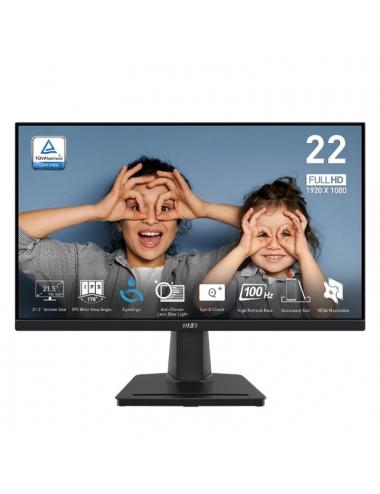 Msi mp225 monitor 21.5" va fhd 100hz 1ms vga hdmi