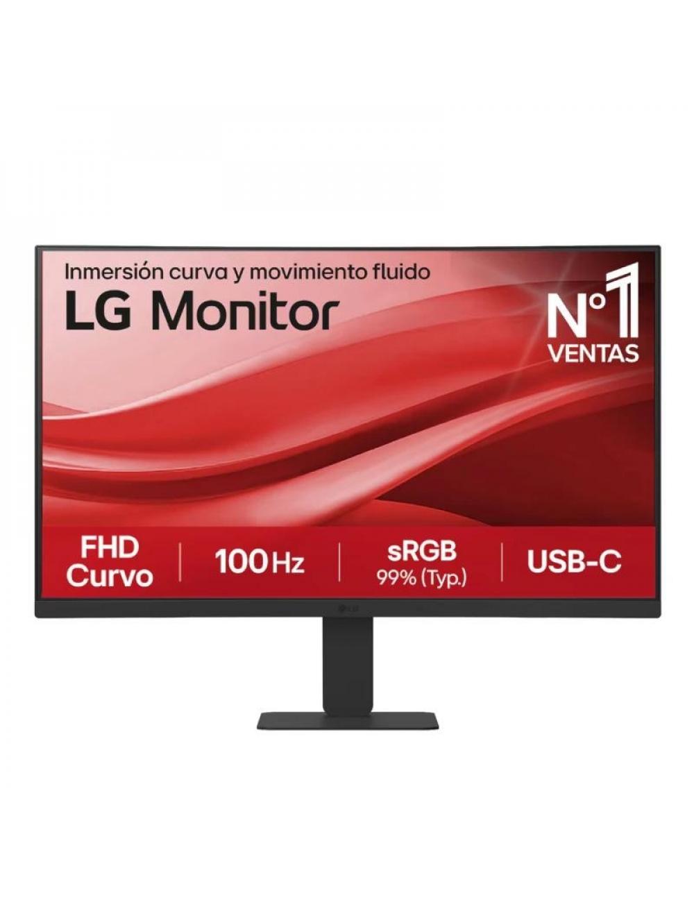 Lg 24u421a-b monitor 23.8" fhd 1xhdmi curvo