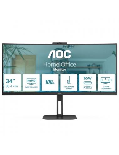 Aoc cu34v5c monitor 27" 2k hdmi usbc mm aa cur