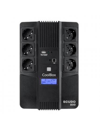 Coolbox sai scudo3 800va/480w con pantalla lcd