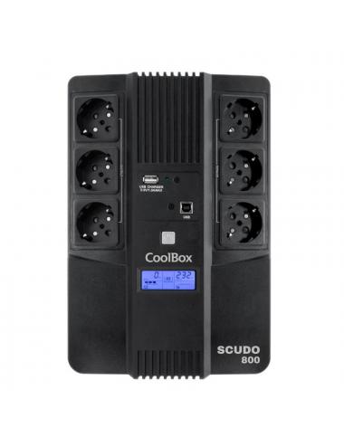Coolbox sai scudo3 800va/480w con pantalla lcd
