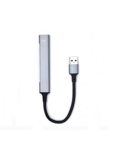 Ewent hub slim usb 4 puertos