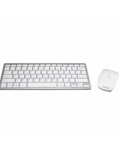 Tacens levis teclado+rat inal疥brico blanco ultr