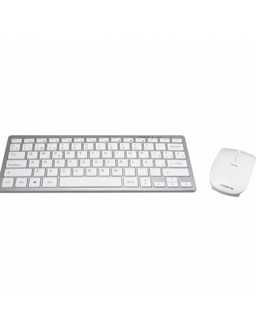 Tacens levis teclado+rat inal疥brico blanco ultr