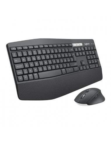 Logitech mk850 teclado+rat inal疥brico negro