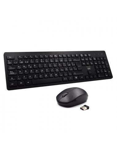 Ewent teclado+rat inal疥brico ew3256 negro