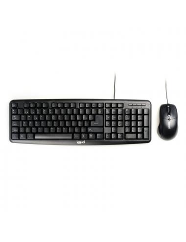 Iggual kit teclado y rat com-ck-basic negro