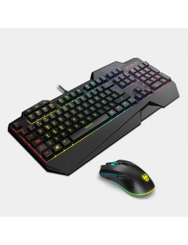 Krom pack teclado semimecanico y raton krusher sp
