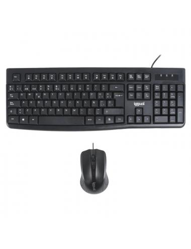 Iggual kit teclado y rat cmk-business2 negro
