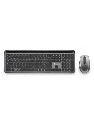 Ngs kit teclado+raton eclipse multi, recargable