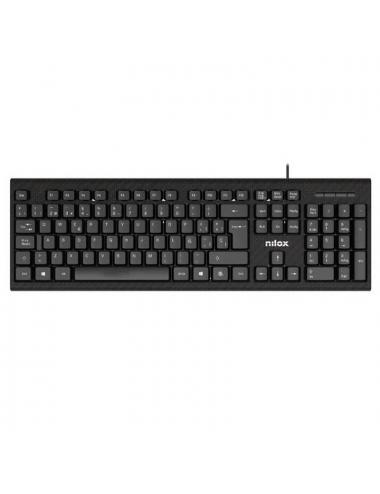 Nilox kit teclado+raton nxkme0011 usb negro
