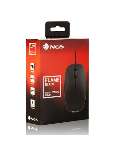 Ngs raton tico flame 1000 dpi negro