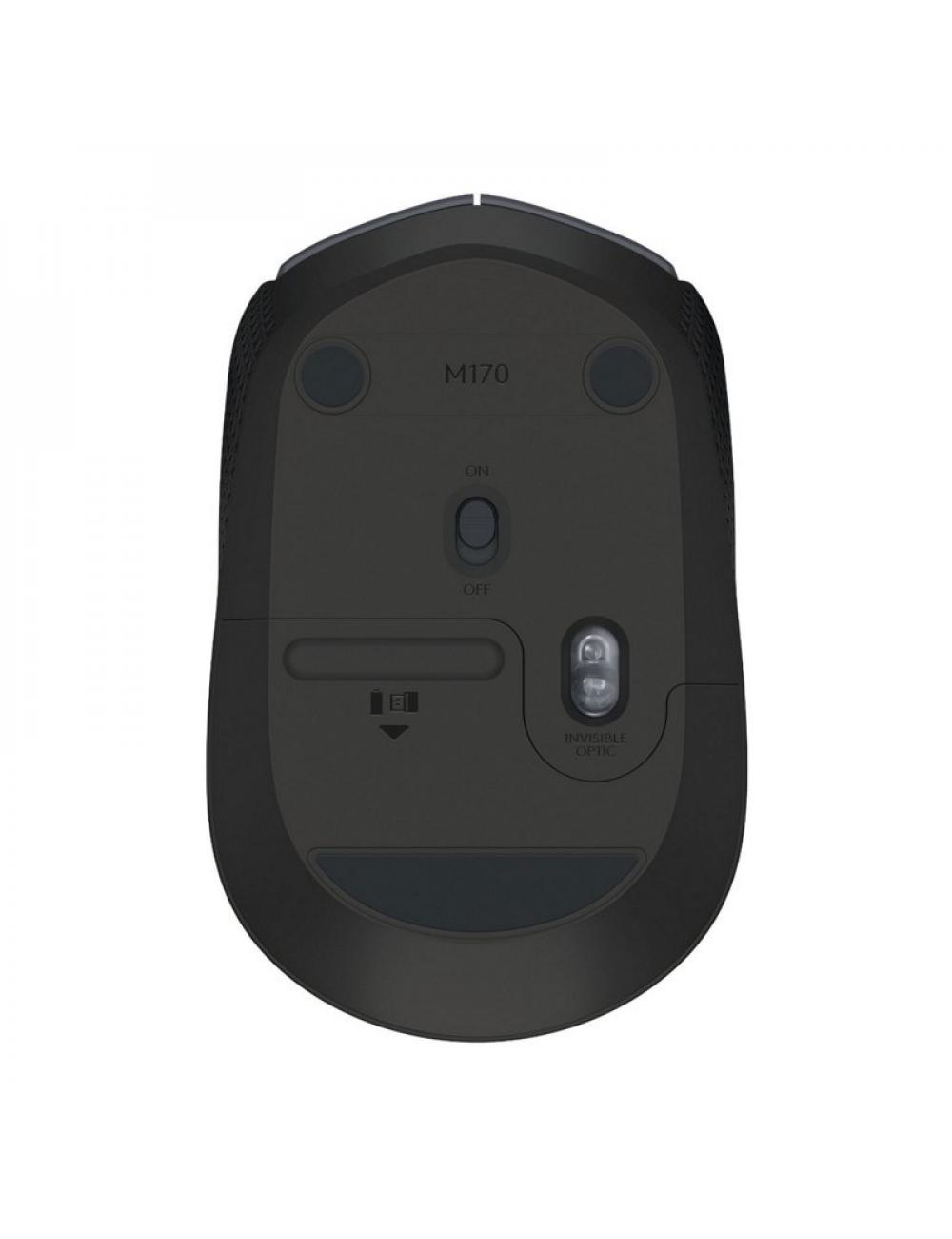 Logitech m171 rat inal疥brico 1000 dpi neg/rojo