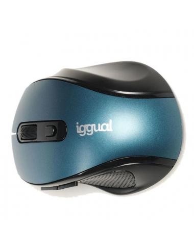 Iggual rat inal疥brico ergonomic-m-1600dpi azul