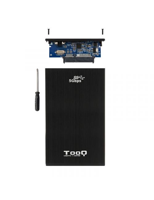 Tooq tqe-2522b caja hd 2.5" sata3 usb 3.0 negra