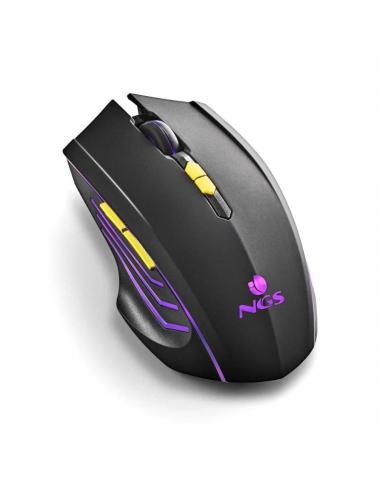 Ngs raton gaming inalambrico con luces led