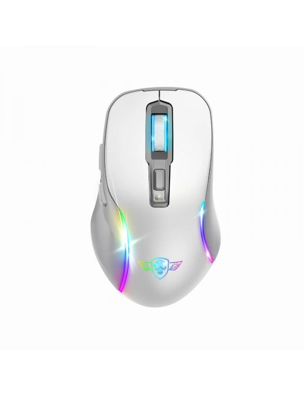 Spirit of gamer raton inalambrico elite m50 blanco