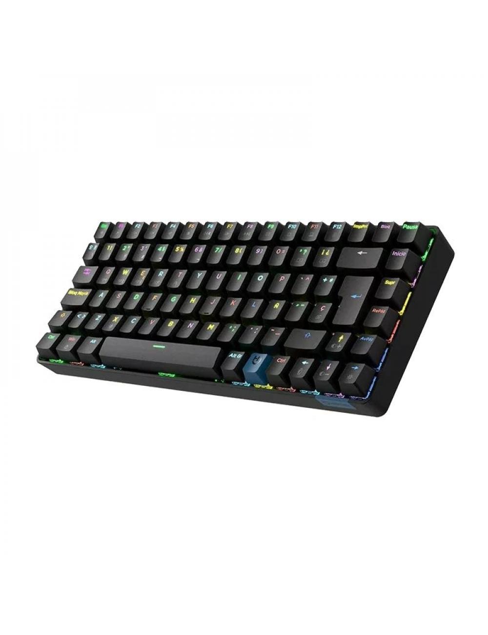 Hiditec teclado gaming gm1k switches red