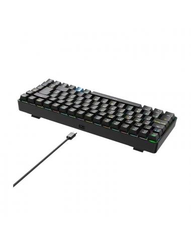 Hiditec teclado gaming gm1k switches red