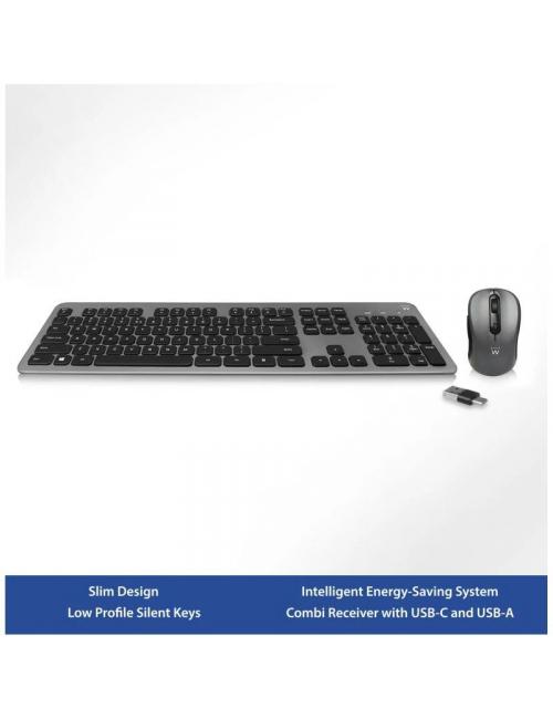 Ewent kit teclado +raton ew3272 slim