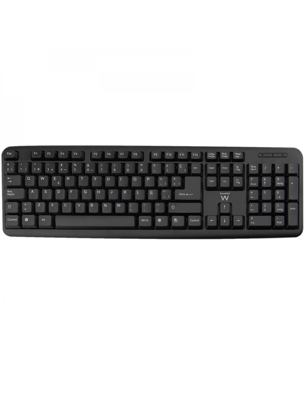 Ewent teclado slim ew3109 usb negro
