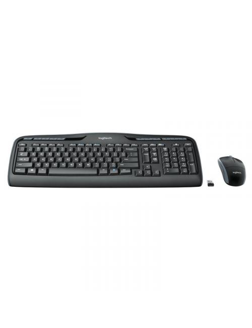 Logitech teclado+ rat mk330 usb negro